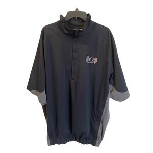 Nike Jacket Storm‎ Fit 5 Black Short Sleeve 1/2 Zip Waterproof XXL Oregon Ducks